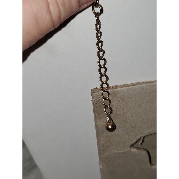 A Panel Choker Bib Necklace Gold Tone Floral Steampunk Fairy Core Romantic - Picture 7 of 9